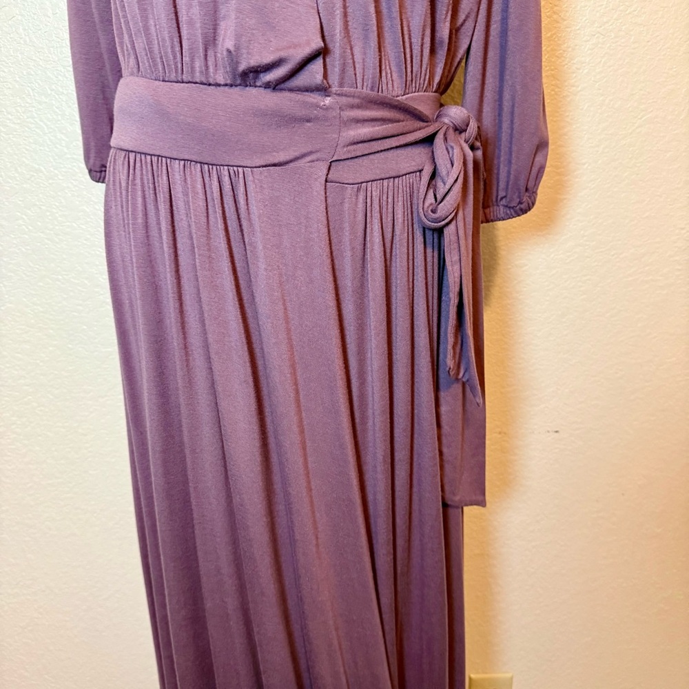 Rachel Pally Long Maxi Caftan Wrap Dress Purple Size Small - Picture 4 of 16